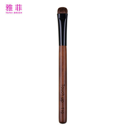 Αγορά T10 Eyeshadow Φρύδι Μαύρο μαλλί Ποντίκι Επαγγελματικό Μακιγιάζ Βούρτσα Πολυλειτουργικό ξύλινο χερούλι ηλεκτρονική κατασκευή