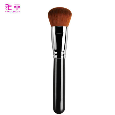 Α16 Χαλκό Ferrule στρογγυλό Foundation Brush μαλακό πρόσωπο καλλυντική βούρτσα εξατομίκευση