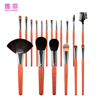 152Α124218 Πρωταθλήματα Επαγγελματική 18pcs βούρτσα μακιγιάζ σετ με τσάντα αποθήκευσης