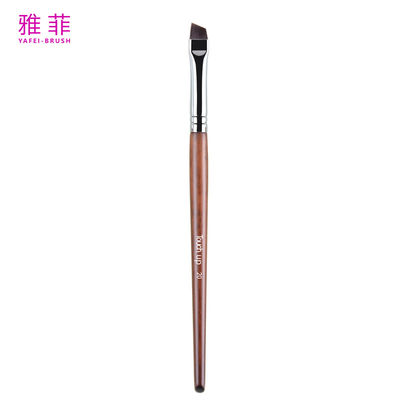 ΕΠΙΤΑΣΗ 20 ΕΠΙΤΑΣΗ LOGO Στρογγυλή πένα Eyeliner Wide Flat Vegan Makeup Brush ξύλινη λαβή
