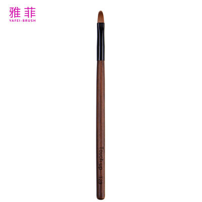 T23 OEM ODM Kolinsky Sable Hair Wood Handle Ιδιωτική ετικέτα Μοναδικό χείλος Λεπτομέρειες Φασονική βούρτσα μακιγιάζ