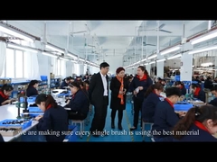 T23 OEM ODM Kolinsky Sable Hair Wood Handle Ιδιωτική ετικέτα Μοναδικό χείλος Λεπτομέρειες Φασονική βούρτσα μακιγιάζ