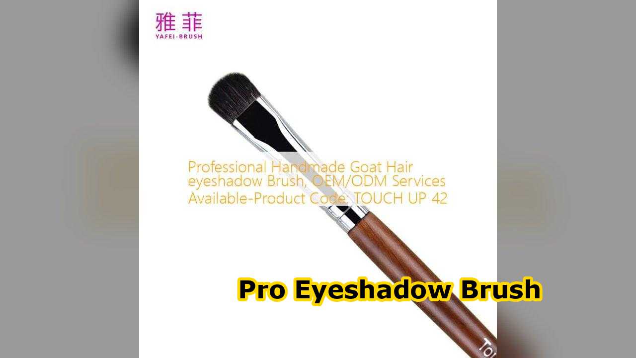 Επαγγελματικό χειροποίητο πινέλο μακιγιάζ σκιών από τρίχα κατσίκας, Υπηρεσίες OEM/ODM Διαθέσιμες - Κωδικός Προϊόντος: TOUCH UP 42